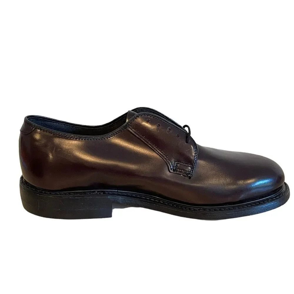 Knapp K160 Brown Leather Dress Shoe Men 7 EE Goodyear GT Oil Proof USA B27 92029